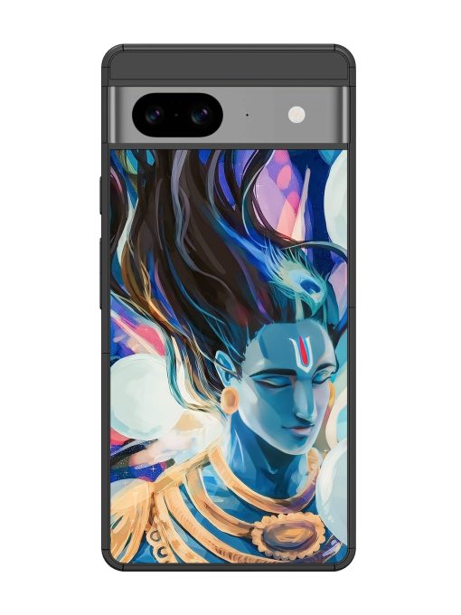 Bhagwan Sri Krishna Glossy Metal Phone Cover for Google Pixel 8