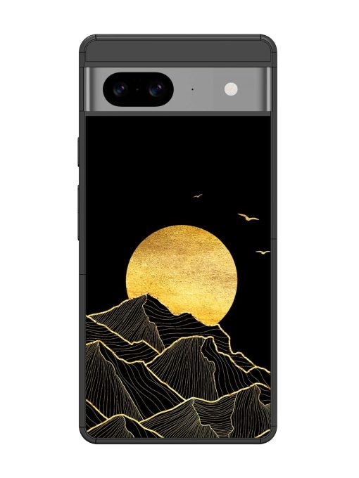 Golden Sunrise Glossy Metal Phone Cover for Google Pixel 8 Zapvi