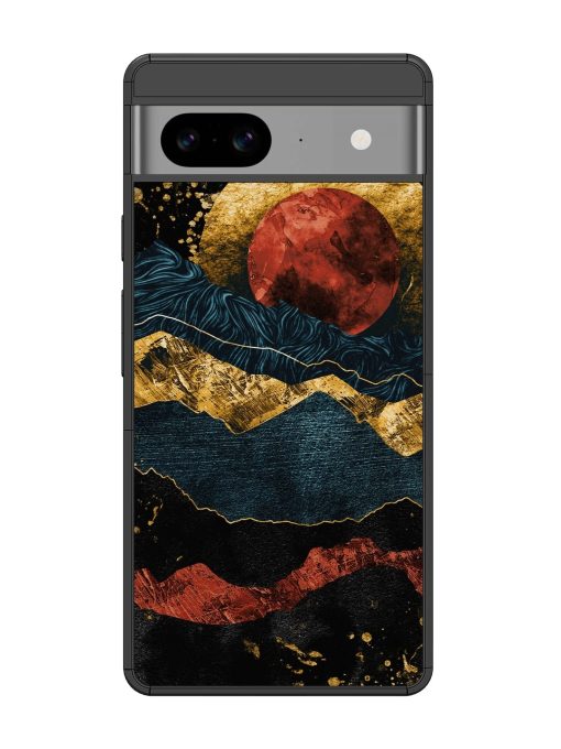 Gold Painting View Glossy Metal Phone Cover for Google Pixel 8