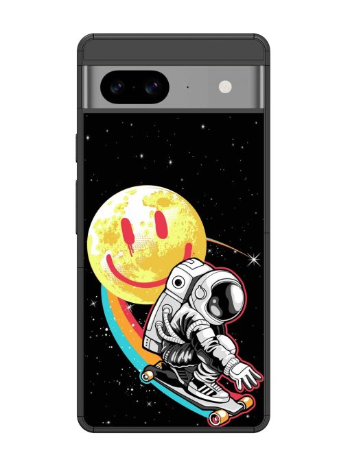 Astronaut Art Glossy Metal Phone Cover for Google Pixel 8 Zapvi