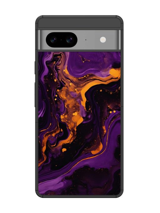 Painting Of A Purple Glossy Metal Phone Cover for Google Pixel 8 Zapvi