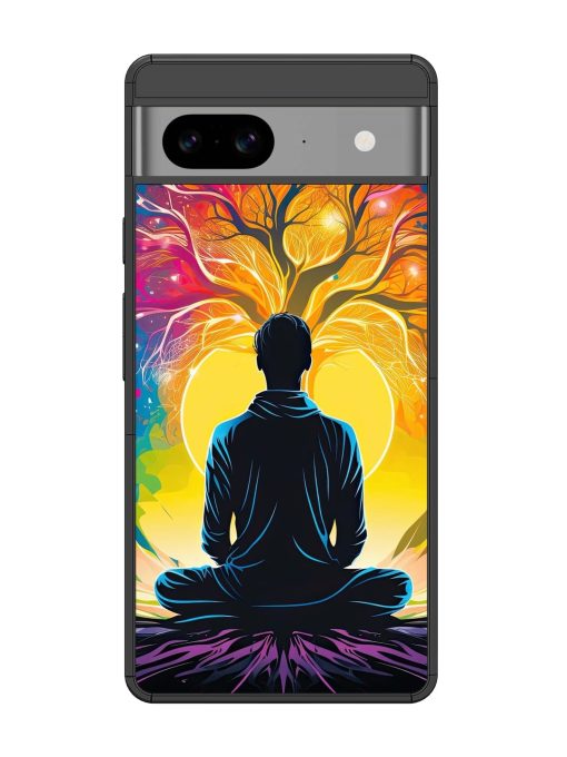 Mind Colourful Glossy Metal Phone Cover for Google Pixel 8 Zapvi