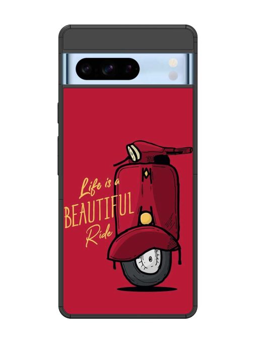 Life Is Beautiful Rides Glossy Metal Phone Cover for Google Pixel 8 Pro