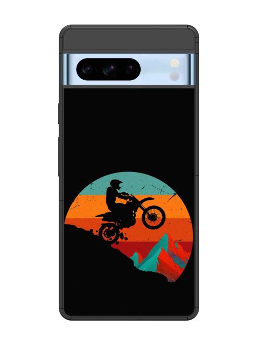 Mountain Bike Glossy Metal Phone Cover for Google Pixel 8 Pro Zapvi