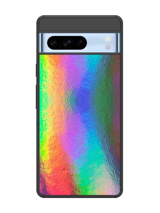 Colorful Holographic Background Glossy Metal TPU Phone Cover for Google Pixel 8 Pro