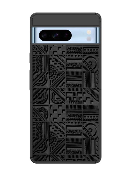 Seamless Pattern Glossy Metal Phone Cover for Google Pixel 8 Pro