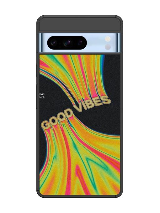 Good Vibes Glossy Metal Phone Cover for Google Pixel 8 Pro Zapvi