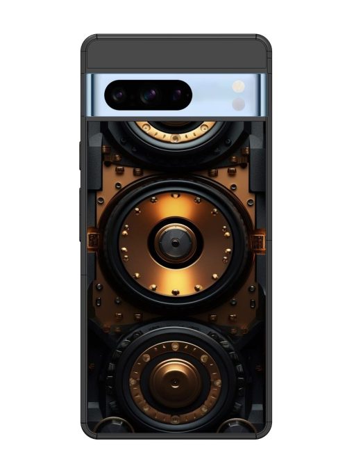 Sound Box Glossy Metal Phone Cover for Google Pixel 8 Pro Zapvi