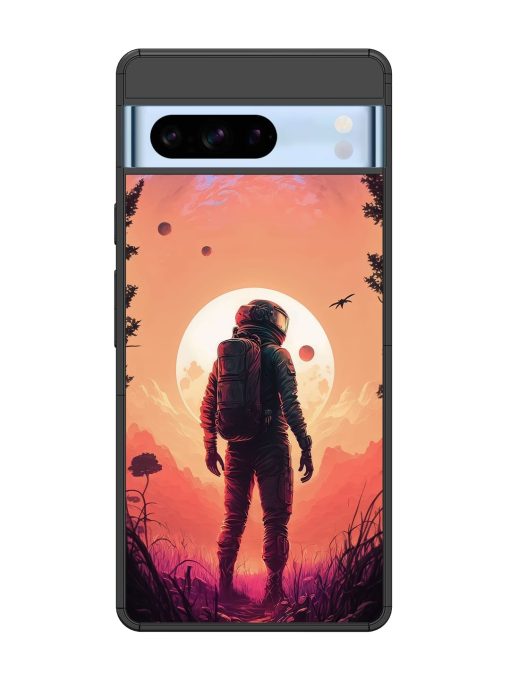 Red Sky At Morning Glossy Metal Phone Cover for Google Pixel 8 Pro