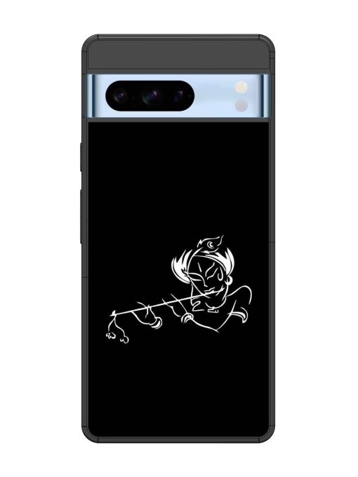 Krishna Flute Glossy Metal Phone Cover for Google Pixel 8 Pro Zapvi