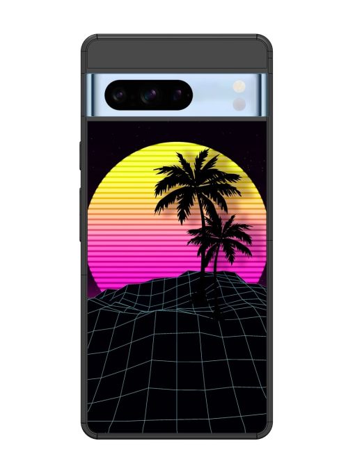 Coconut Vector Glossy Metal Phone Cover for Google Pixel 8 Pro Zapvi