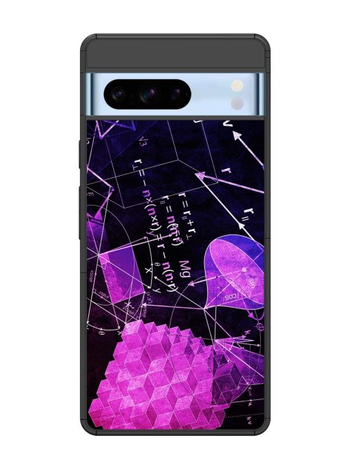 Math Physics Formula Art Glossy Metal Phone Cover for Google Pixel 8 Pro Zapvi