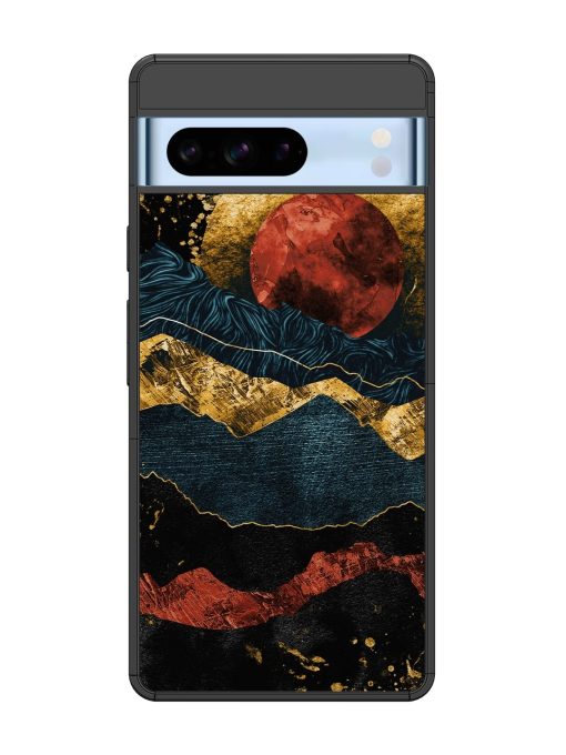 Gold Painting View Glossy Metal Phone Cover for Google Pixel 8 Pro Zapvi