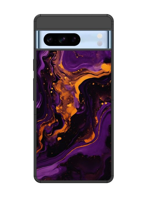 Painting Of A Purple Glossy Metal Phone Cover for Google Pixel 8 Pro Zapvi