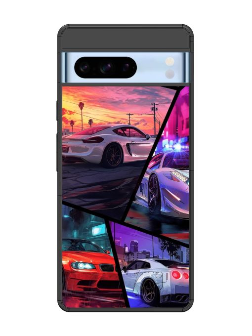 Ride In Pixels Glossy Metal Phone Cover for Google Pixel 8 Pro Zapvi