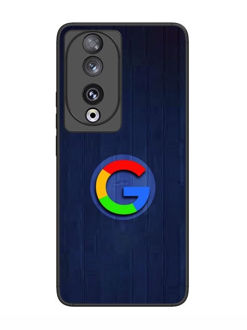 Google Logo Printed Glossy Metal TPU Phone Cover for Honor 90