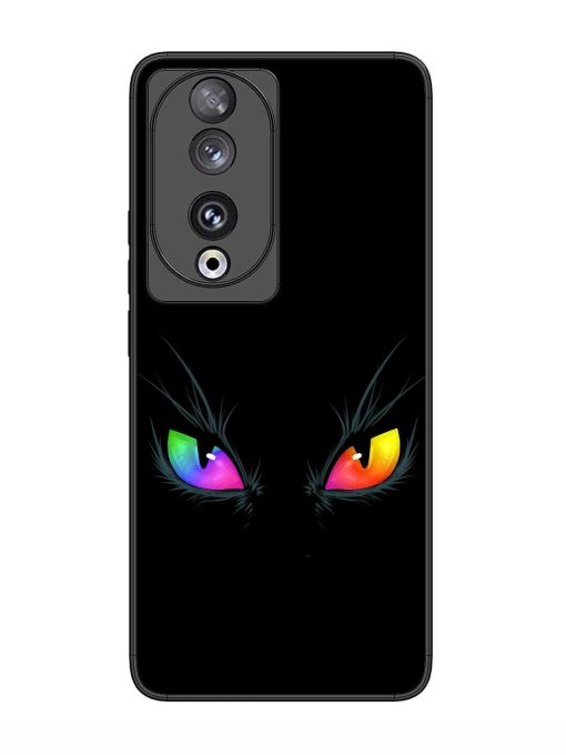 Cat Eyes Glossy Metal Phone Cover for Honor 90 Zapvi