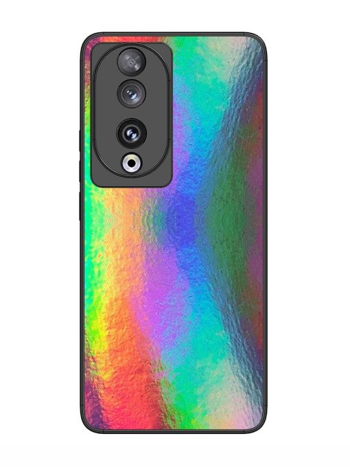 Colorful Holographic Background Glossy Metal TPU Phone Cover for Honor 90 Zapvi