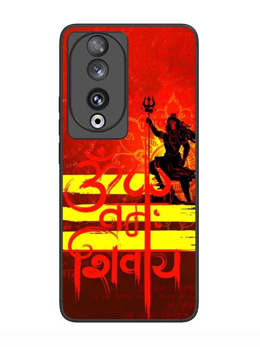 Illustration Lord Shiva Glossy Metal TPU Phone Cover for Honor 90 Zapvi