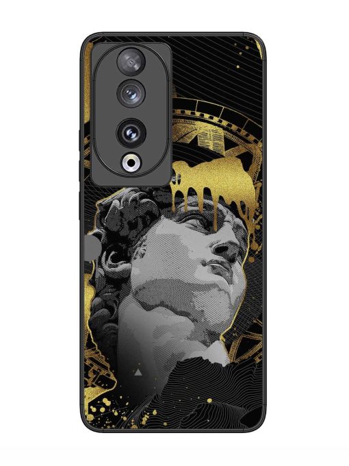 Roman Face Glossy Metal Phone Cover for Honor 90 Zapvi