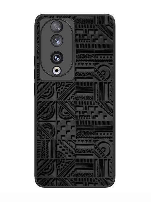 Seamless Pattern Glossy Metal Phone Cover for Honor 90 Zapvi