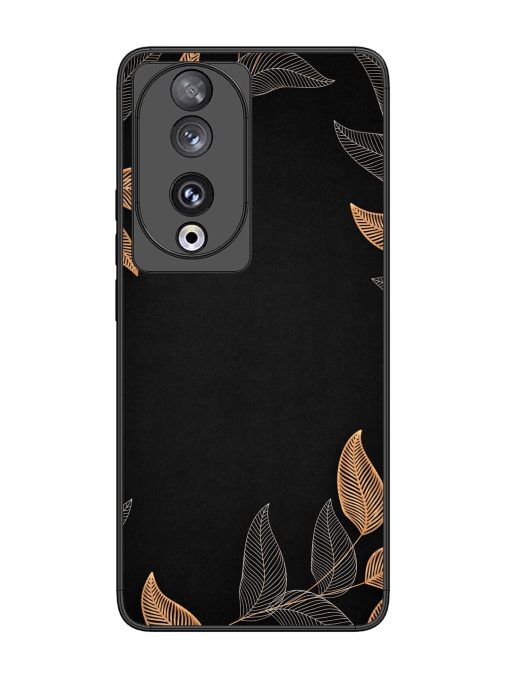 Foliage Art Glossy Metal Phone Cover for Honor 90 Zapvi