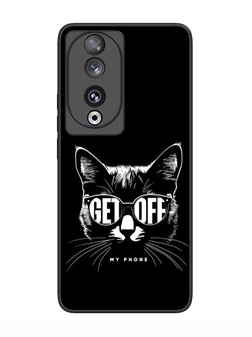 Get Off Glossy Metal TPU Phone Cover for Honor 90