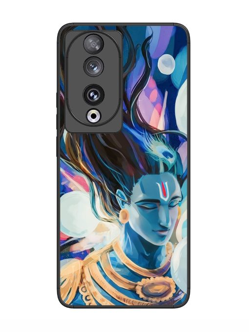 Bhagwan Sri Krishna Glossy Metal Phone Cover for Honor 90