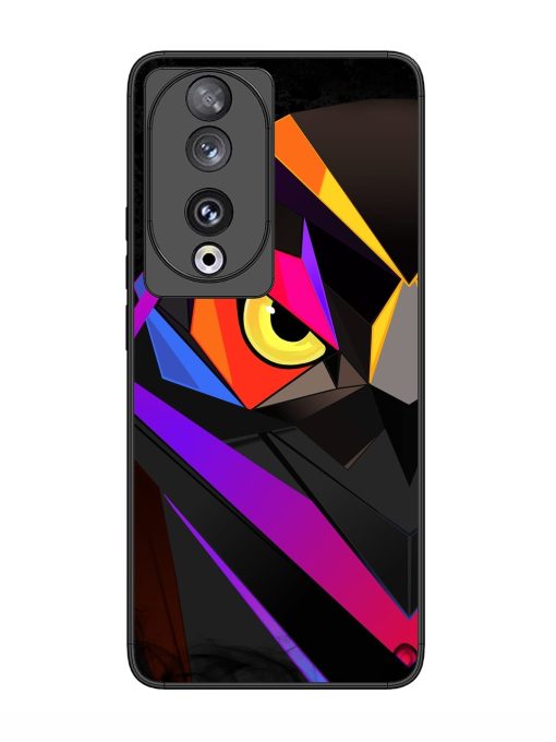 Wpap Owl Glossy Metal Phone Cover for Honor 90 Zapvi