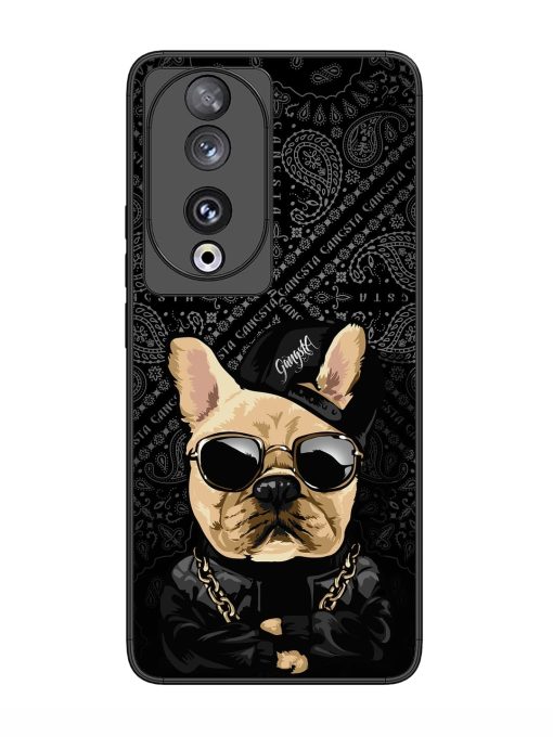 Gangsta Cool Sunmetales Dog Glossy Metal Phone Cover for Honor 90 Zapvi