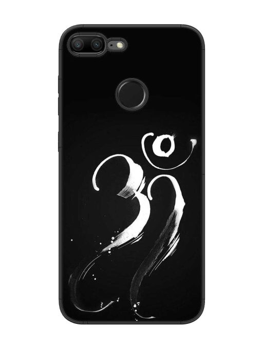 Om Logo Glossy Metal Phone Cover for Honor 9 Lite Zapvi