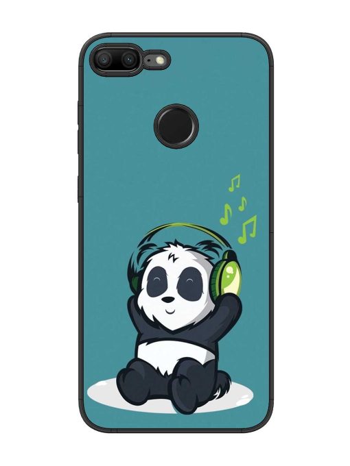 Music Panda Glossy Metal Phone Cover for Honor 9 Lite Zapvi