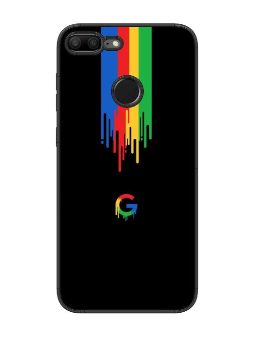 Google Logo Glossy Metal Phone Cover for Honor 9 Lite Zapvi