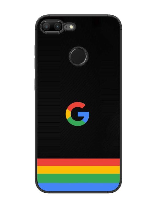 Google Logo Art Glossy Metal Phone Cover for Honor 9 Lite Zapvi