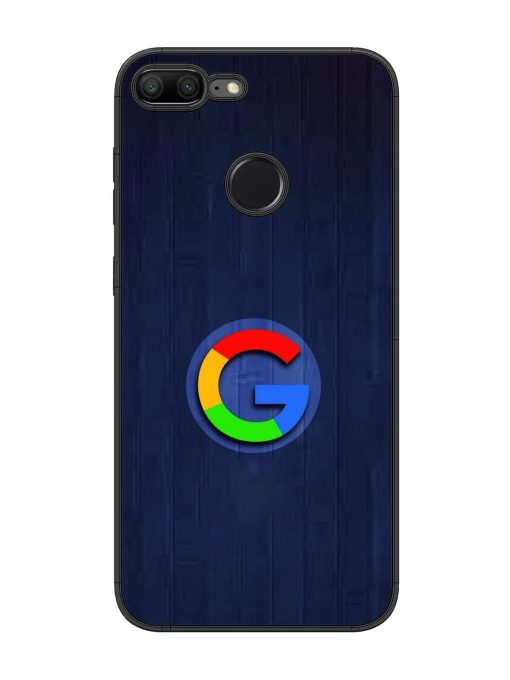 Google Logo Printed Glossy Metal TPU Phone Cover for Honor 9 Lite Zapvi