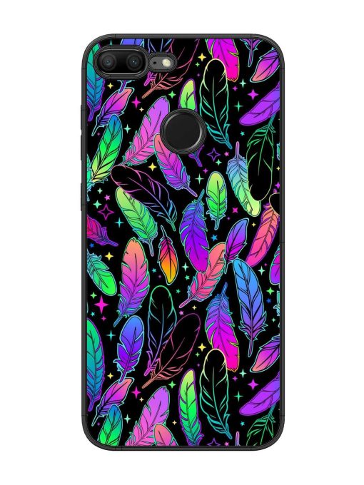 Bright Multi Colored Seamless Glossy Metal Phone Cover for Honor 9 Lite Zapvi