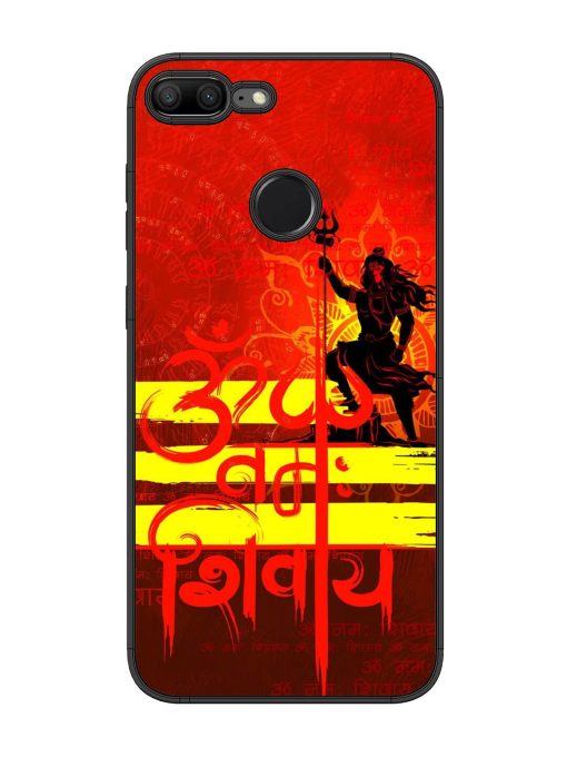 Illustration Lord Shiva Glossy Metal TPU Phone Cover for Honor 9 Lite Zapvi