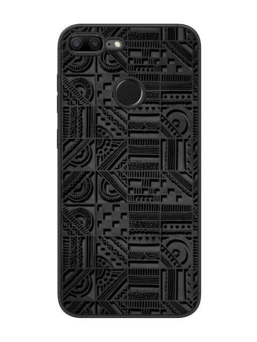 Seamless Pattern Glossy Metal Phone Cover for Honor 9 Lite Zapvi