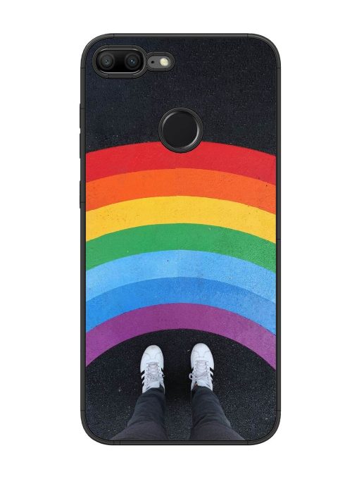 Legs Rainbow Glossy Metal TPU Phone Cover for Honor 9 Lite Zapvi