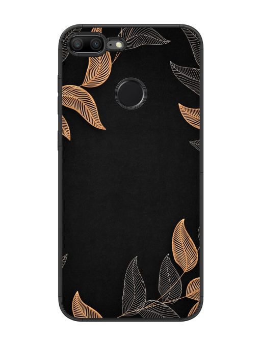 Foliage Art Glossy Metal Phone Cover for Honor 9 Lite Zapvi