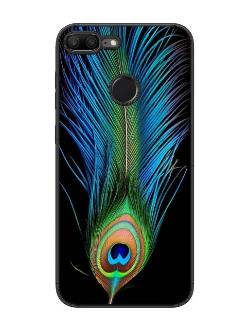 Peacock Feather Glossy Metal TPU Phone Cover for Honor 9 Lite Zapvi