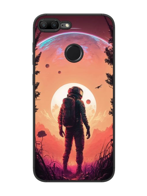 Red Sky At Morning Glossy Metal Phone Cover for Honor 9 Lite Zapvi