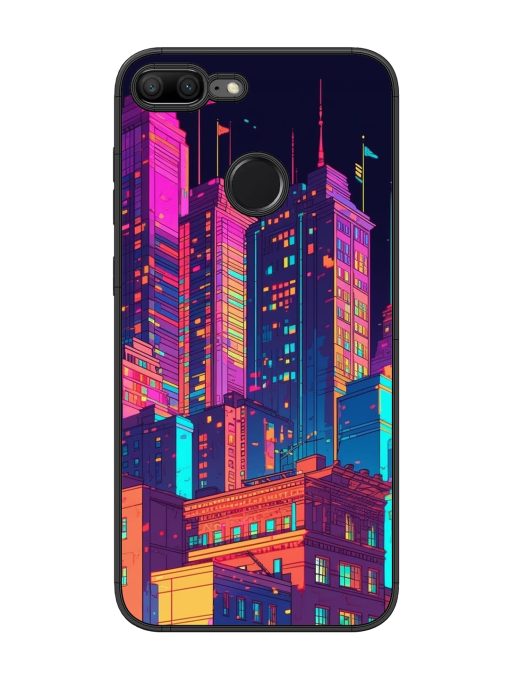 City View Glossy Metal Phone Cover for Honor 9 Lite Zapvi