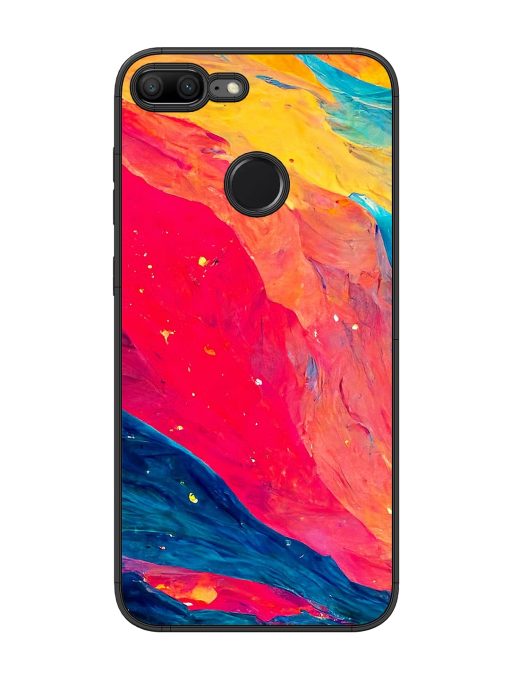 Starry Night Glossy Metal Phone Cover for Honor 9 Lite Zapvi