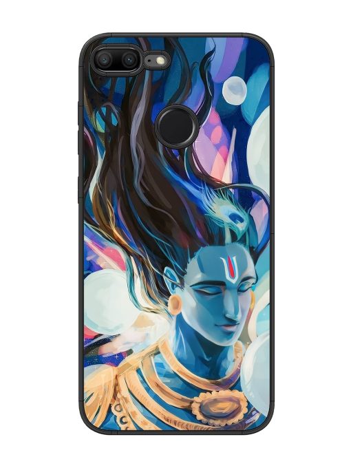 Bhagwan Sri Krishna Glossy Metal Phone Cover for Honor 9 Lite Zapvi