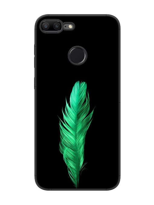 Feather Texture Glossy Metal Phone Cover for Honor 9 Lite