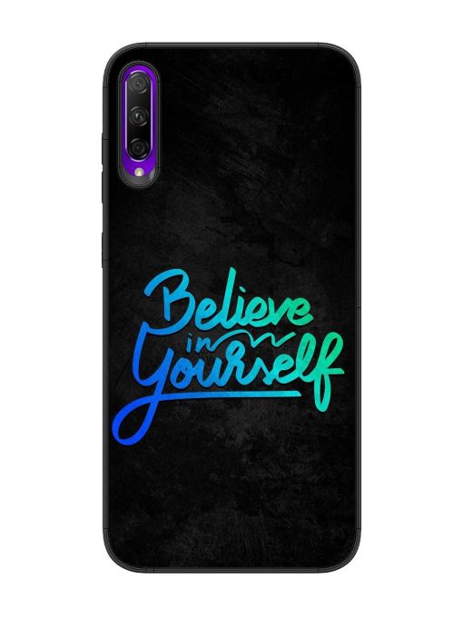 Believe In Yourself Glossy Metal Phone Cover for Honor 9X Pro