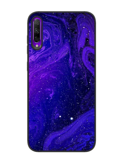 Galaxy Acrylic Abstract Art Glossy Metal Phone Cover for Honor 9X Pro Zapvi