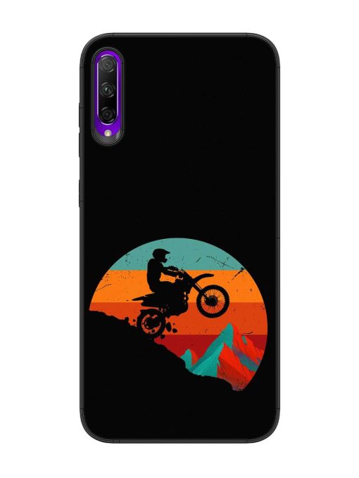 Mountain Bike Glossy Metal Phone Cover for Honor 9X Pro Zapvi