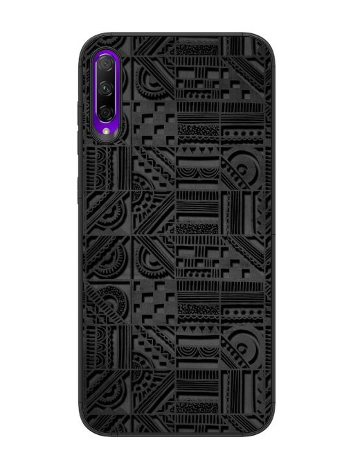 Seamless Pattern Glossy Metal Phone Cover for Honor 9X Pro Zapvi